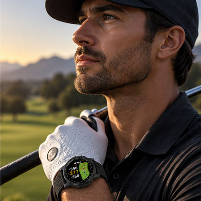 GARMIN Approach S50 GPS Golf Smartwatch - Cream Gold Aluminium with Ivory | Nylon Band