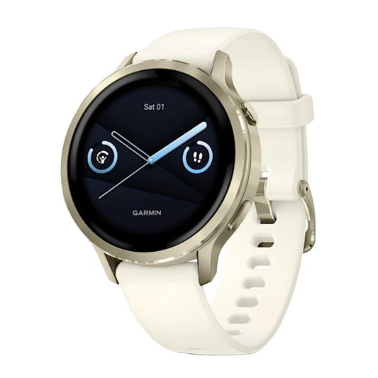 GARMIN Venu 4 GPS Fitness Smartwatch - Lunar Gold with Bone | 41mm