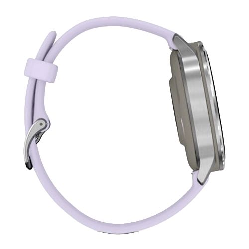 GARMIN Venu 4 GPS Smartwatch - Silver with Periwinkle Silicone Band | 41 mm