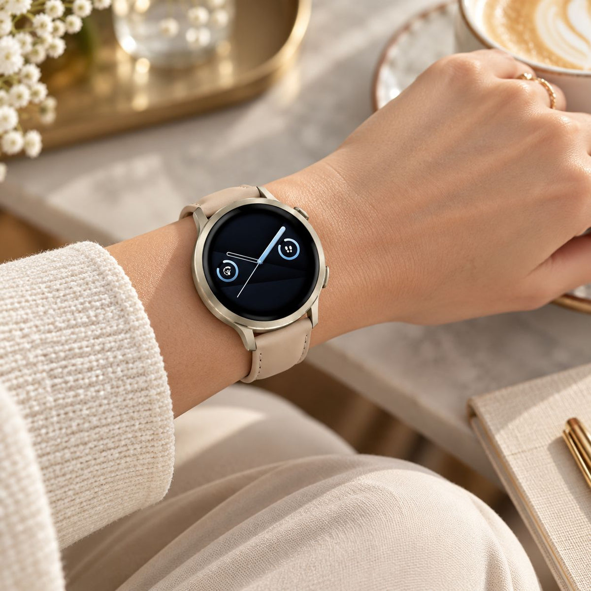 GARMIN Venu 4 GPS Smartwatch - Silver with Periwinkle Silicone Band | 41 mm