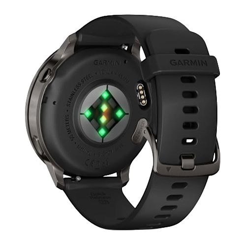GARMIN Venu 4 GPS Smartwatch - Silver with Periwinkle Silicone Band | 41 mm