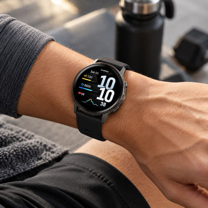GARMIN Venu 4 GPS Smartwatch - Silver with Periwinkle Silicone Band | 41 mm
