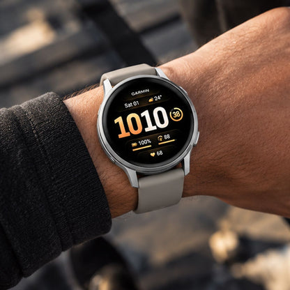 GARMIN Venu 4 GPS Fitness Smartwatch - Lunar Gold with Bone | 41mm