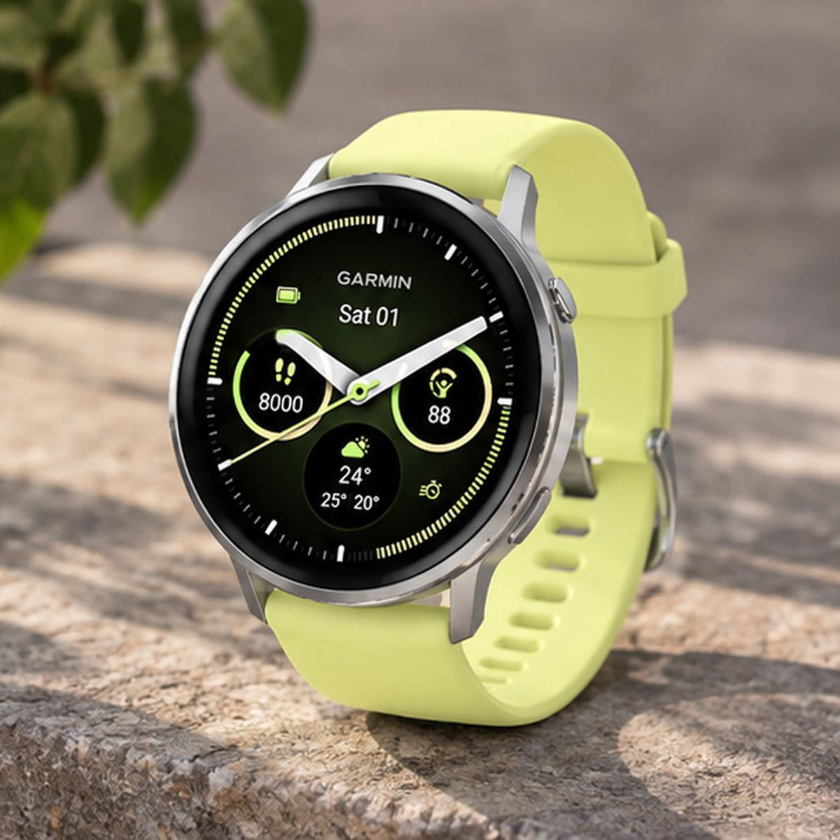GARMIN Venu 4 GPS Fitness Smartwatch - Lunar Gold with Bone | 41mm