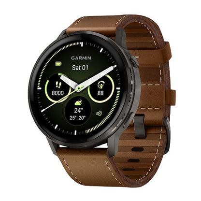 GARMIN Venu 4 GPS Smartwatch - Silver with Periwinkle Silicone Band | 41 mm