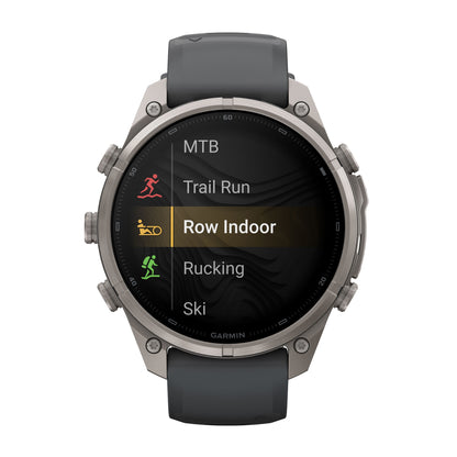 GARMIN Fenix 9 Pro GPS Smartwatch - Autumn Gold Titanium with Cream/French Grey Silicone Band | 43 mm