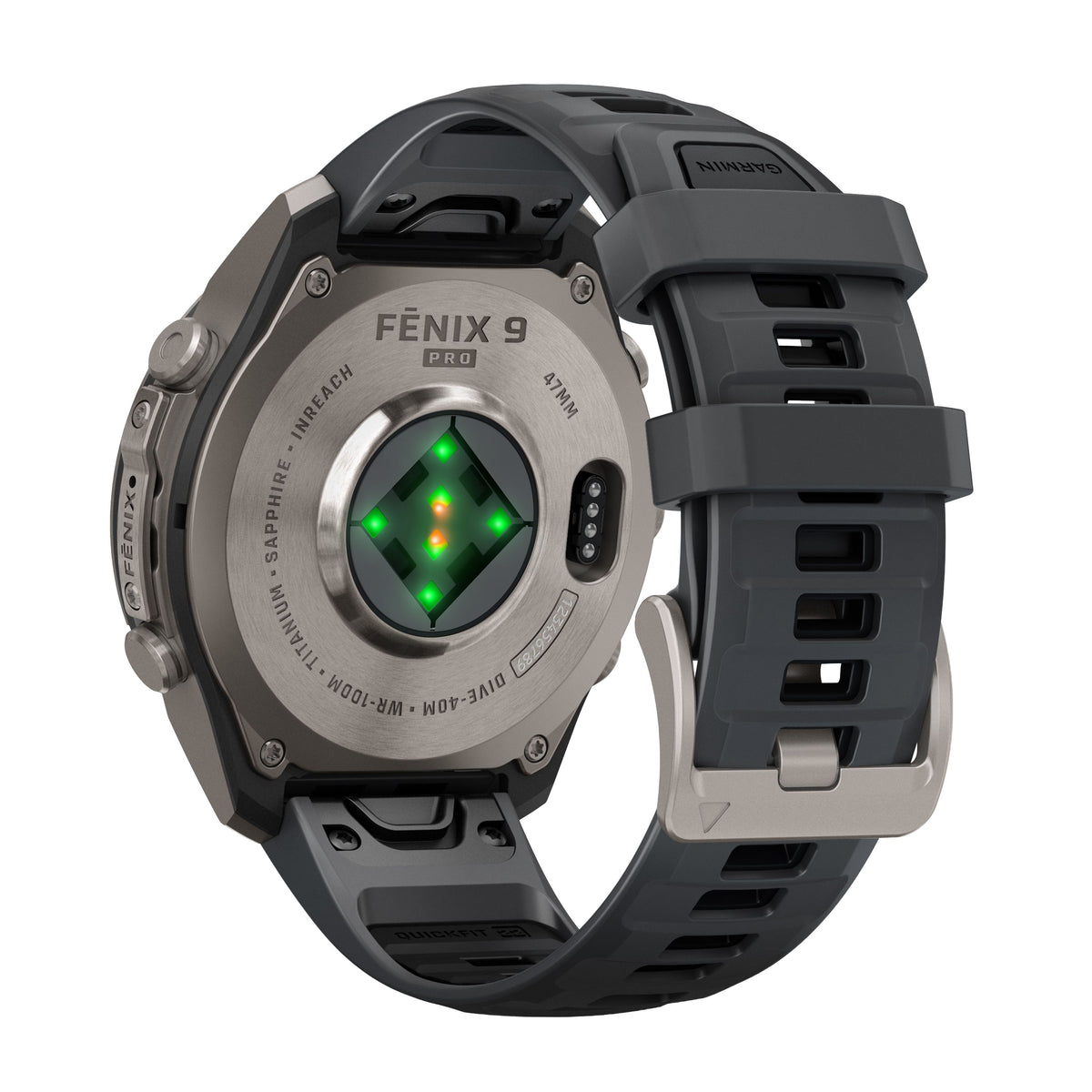 GARMIN Fenix 9 Pro GPS Smartwatch - Autumn Gold Titanium with Cream/French Grey Silicone Band | 43 mm