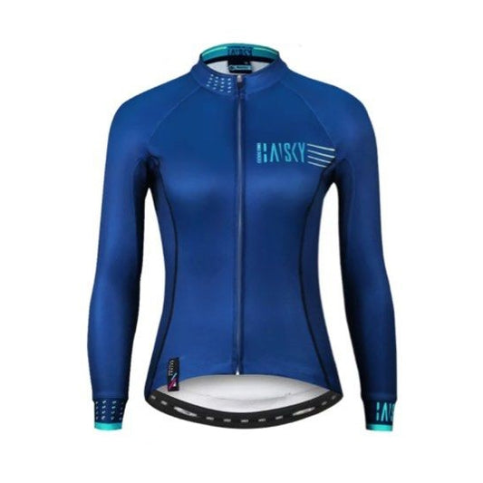Baisky Women's Cycling Jersey | Long Sleeve | Dark Blue