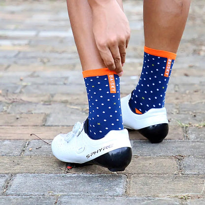 Baisky Cycling Sports Socks | Star Blue