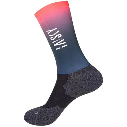 Baisky Aerodynamic Cycling Socks Flow Pink - Medium