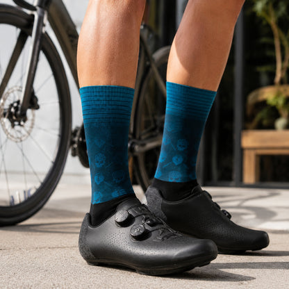 Baisky Aerodynamic Sport Socks – Happy Sam Blue