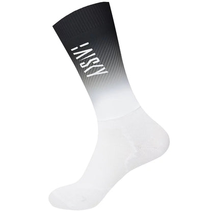 Baisky Aerodynamic Sport Socks - Black White | Medium