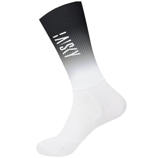 Baisky Aerodynamic Sport Socks - Black White | Medium
