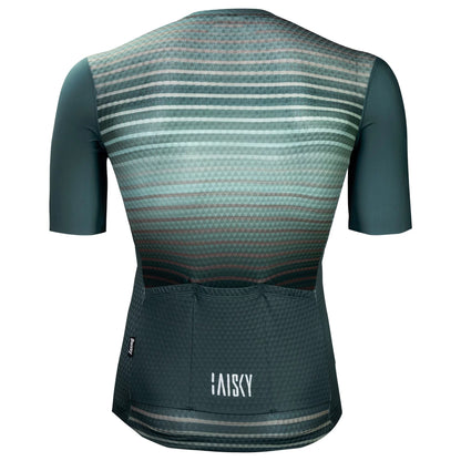 Baisky Men's Short Cycling Jersey | Green Noble