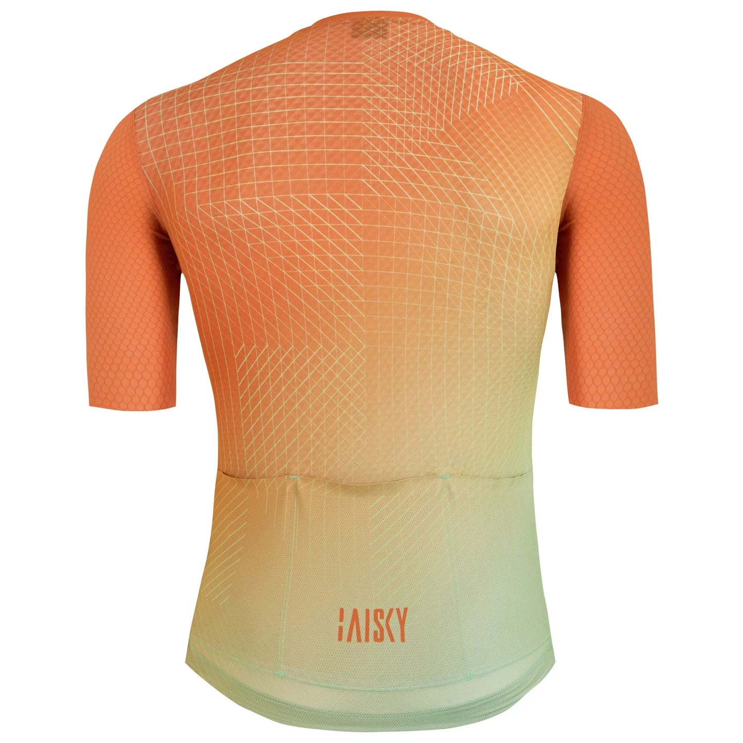 Baisky Men's Short Cycling Jersey | Weave Orange | S