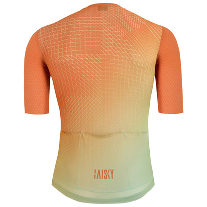 Baisky Men's Short Cycling Jersey | Weave Orange | S