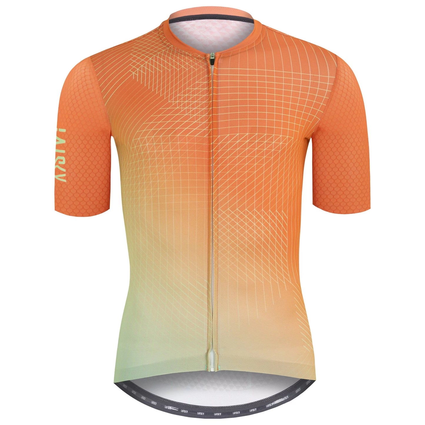 Baisky Men's Short Cycling Jersey | Weave Orange | S