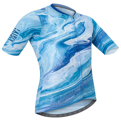 Baisky Men's Cycling Short Jersey | Flow Blue - M