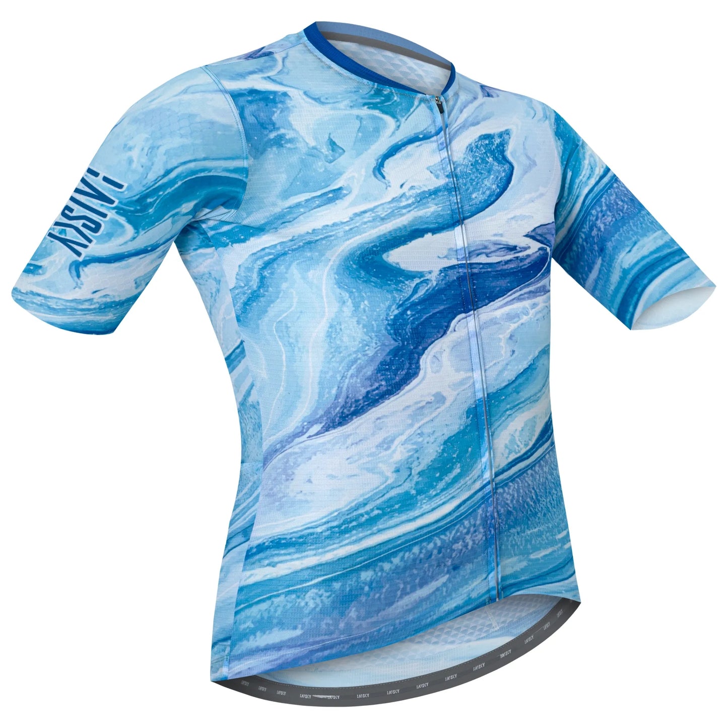 Baisky Men's Cycling Short Jersey | Flow Blue