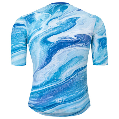 Baisky Men's Cycling Short Jersey | Flow Blue