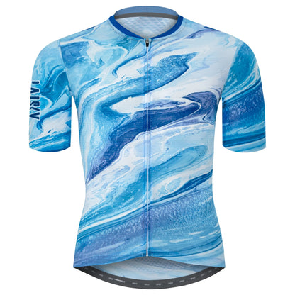 Baisky Men's Cycling Short Jersey | Flow Blue