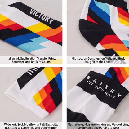 Baisky LET'S GO Sport Socks