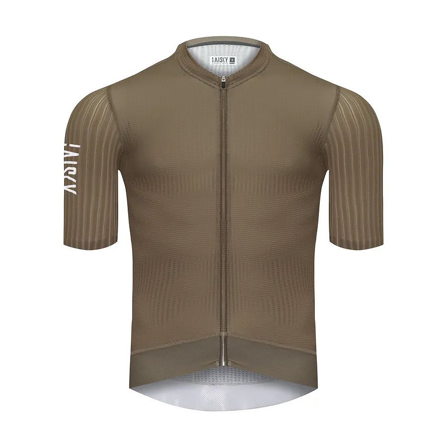 Baisky BK EVO Men’s Short Cycling Jersey - Dark Brown - Small