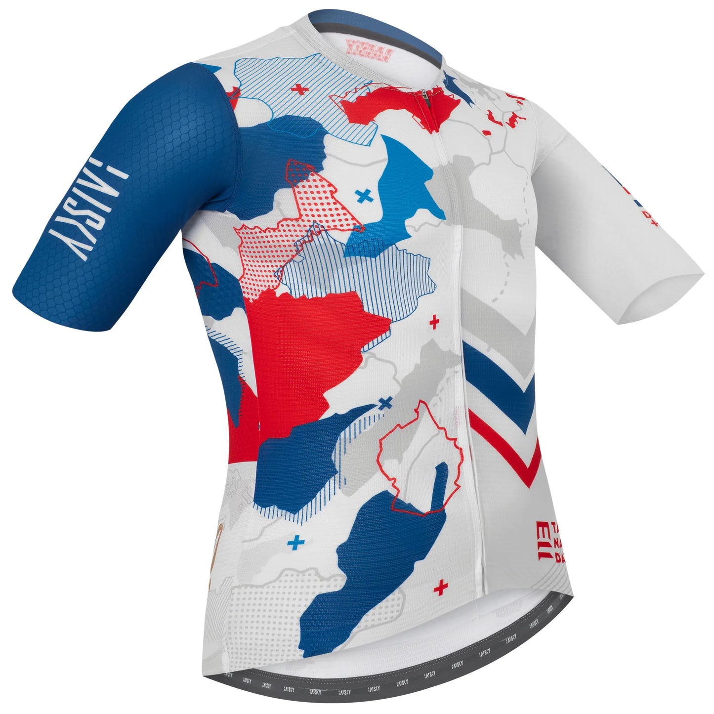 Baisky Men's Cycling Short Jersey | Glory White