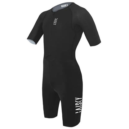 Baisky Men Short Sleeve  Triathlon Suit – BK Black - Medium