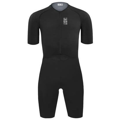 Baisky Men Short Sleeve  Triathlon Suit – BK Black - Medium