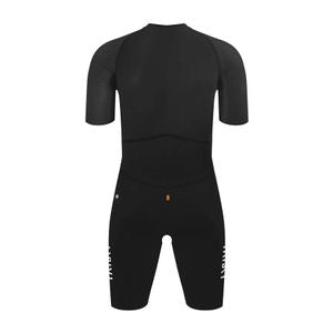 Baisky Men’s Cycling Skinsuit - Black/Black - Large