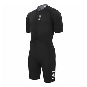 Baisky Men’s Cycling Skinsuit - Black/Black - Large