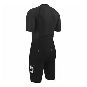Baisky Men’s Cycling Skinsuit - Black/Black - Large