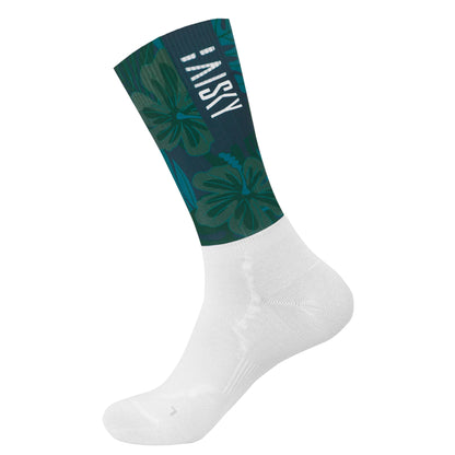 Baisky Aerodynamic Cycling Sport Socks - Secret Realm Green | Medium