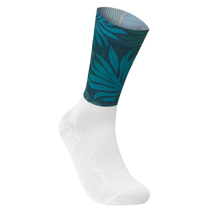 Baisky Aerodynamic Cycling Sport Socks - Secret Realm Green | Medium