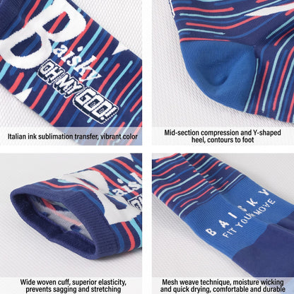 Baisky The Stars Speak Sport Socks
