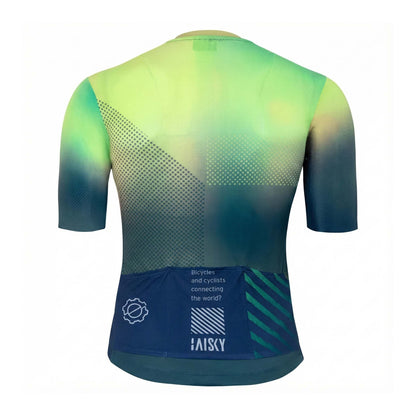 Baisky Men’s Cycling Short Jersey - Chasing Light Green - Small