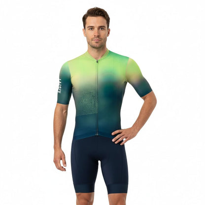 Baisky Men’s Cycling Short Jersey - Chasing Light Green - Small