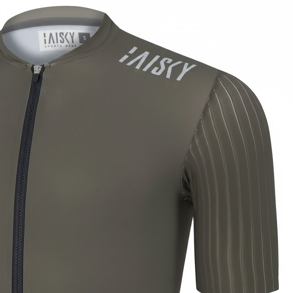 Baisky Men’s Cycling Short Jersey - Purity V Coffee