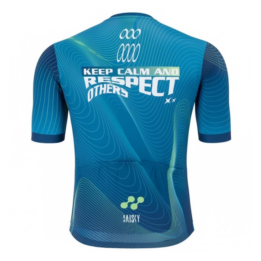 Baisky Men’s Cycling Short Jersey - Respect Blue - Small