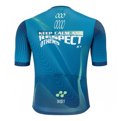 Baisky Men’s Cycling Short Jersey - Respect Blue - Small