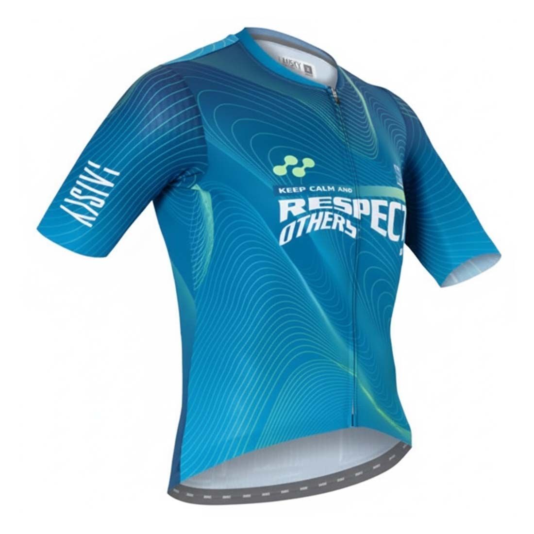 Baisky Men’s Cycling Short Jersey - Respect Blue - Small