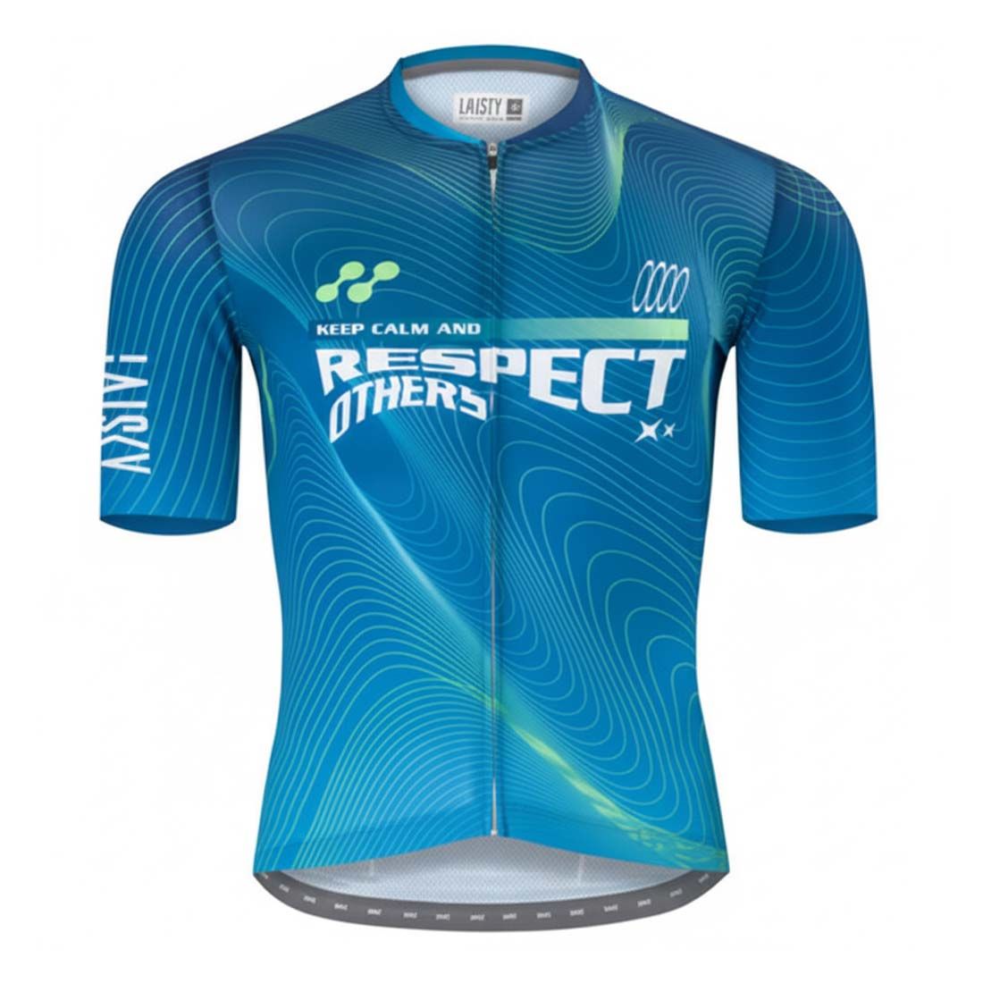 Baisky Men’s Cycling Short Jersey - Respect Blue - Small