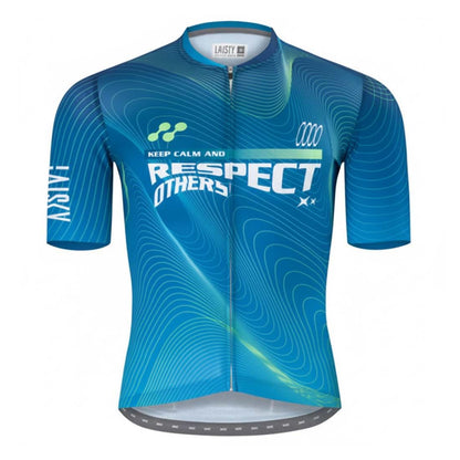 Baisky Men’s Cycling Short Jersey - Respect Blue - Small