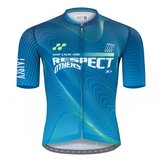 Baisky Men’s Cycling Short Jersey - Respect Blue - Small