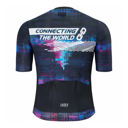 Baisky Men’s Cycling Short Jersey - Connect Black - Small
