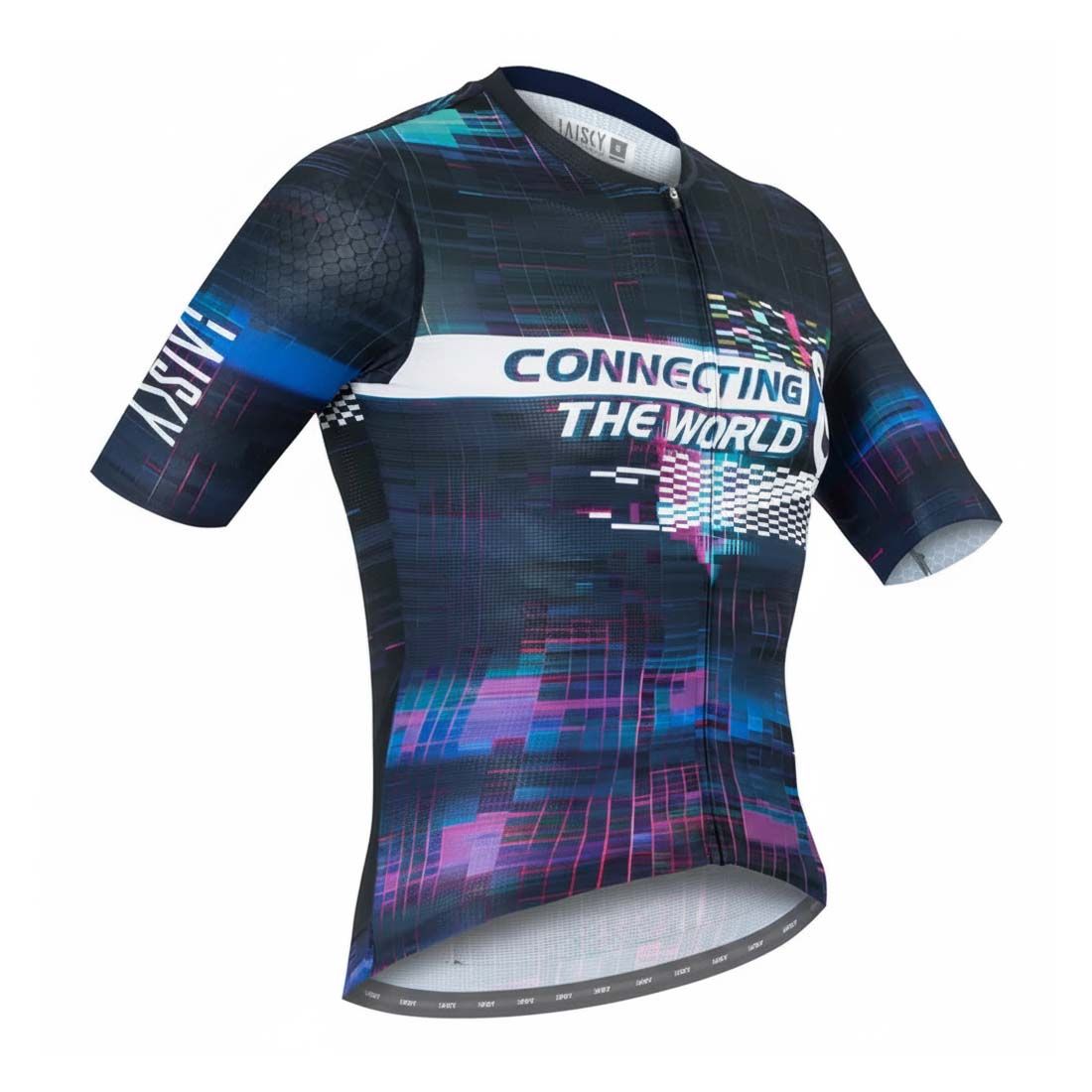Baisky Men’s Cycling Short Jersey - Connect Black - Small