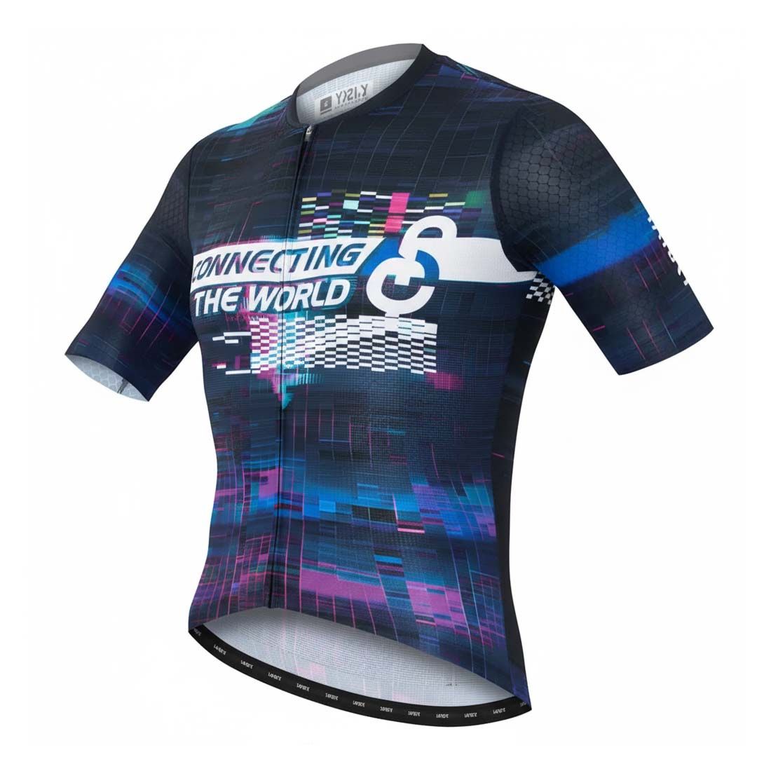 Baisky Men’s Cycling Short Jersey - Connect Black - Small