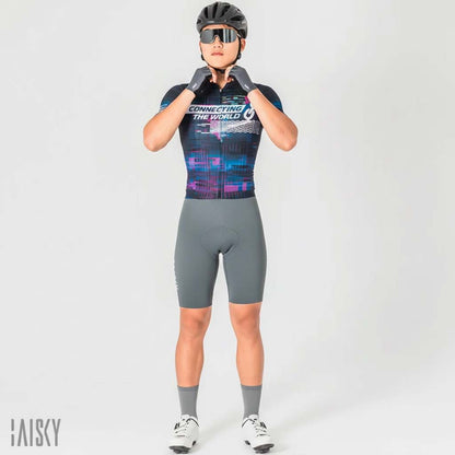 Baisky Men’s Cycling Short Jersey - Connect Black - Small