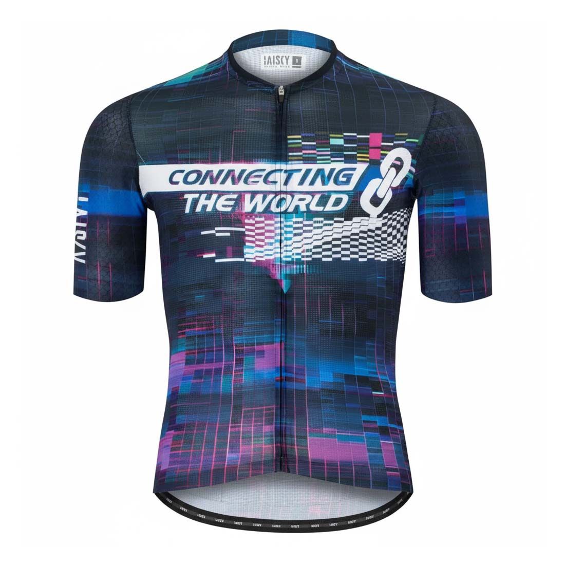 Baisky Men’s Cycling Short Jersey - Connect Black - Small